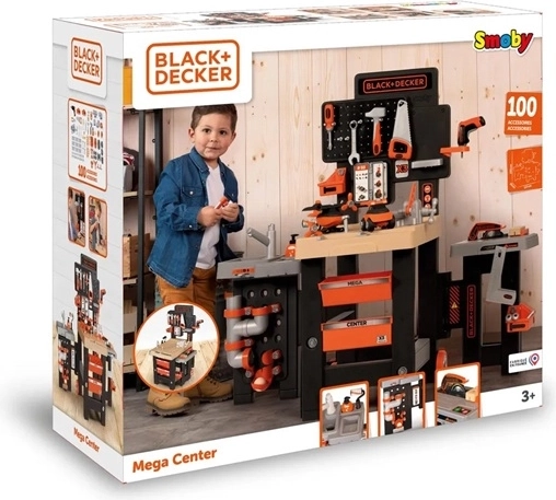 Μεγάλο παιδικό εργαστήριο Smoby Black+Decker