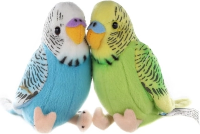 Λούτρινο παπαγαλάκι με ήχο 12 cm