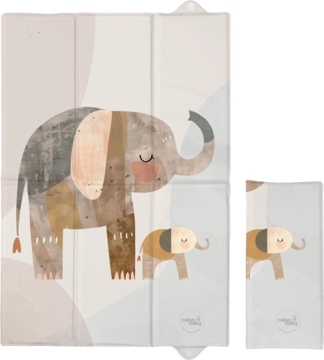Ceba Baby ταξιδιωτικό αλλαξιέρας υπόστρωμα Basic Elephant Family 60 × 40 cm