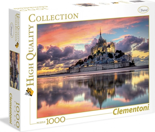 Παζλ 1000 κομματιών – Mont Saint-Michel – Clementoni High Quality Collection