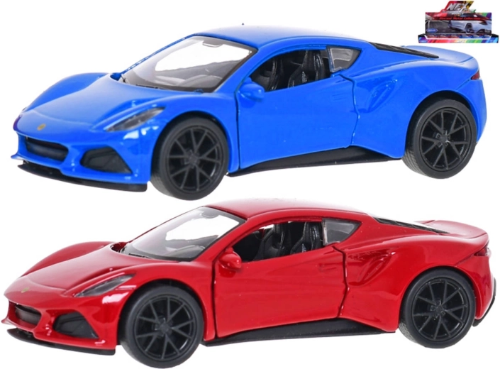 Μεταλλικό μοντέλο αυτοκινήτου Lotus Emira 12 cm με μηχανισμό pull-back - 1 τεμάχιο