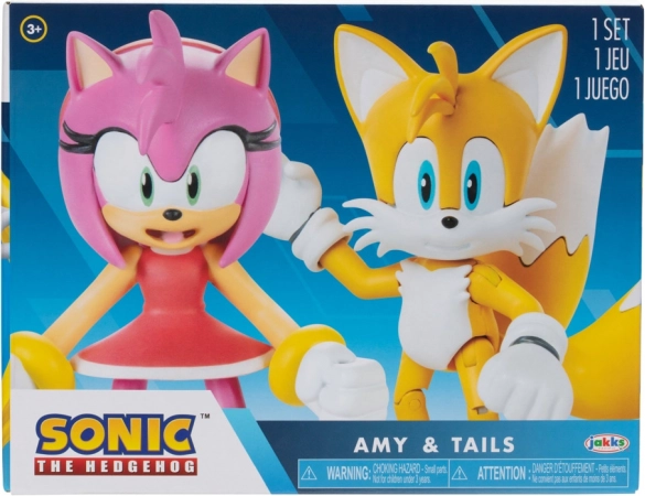 Φιγούρες SONIC – Amy και Tails 10 εκ.