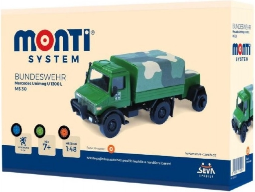 Σετ κατασκευής MONTI SYSTEM Bundeswehr Mercedes Unimog 1:48