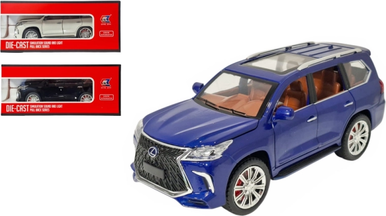 Μεταλλικό μοντέλο LEXUS LX 1:24 με φως και ήχο