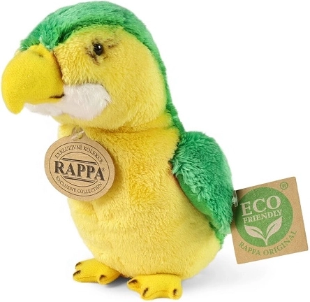 Rappa λούτρινος πράσινος παπαγάλος 15 cm ECO-FRIENDLY