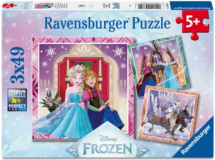Παζλ Ravensburger Disney: Η Βασίλισσα του Χιονιού 3x49 κομμάτια
