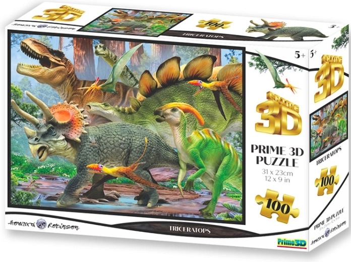 3D παζλ Triceratops 100 κομμάτια