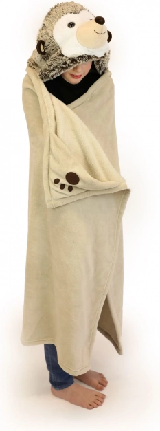 Ζεστή κουβέρτα με κουκούλα σκαντζόχοιρος Cozy Noxxiez