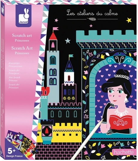 Σετ ξυστών καρτών με πριγκίπισσες – JANOD