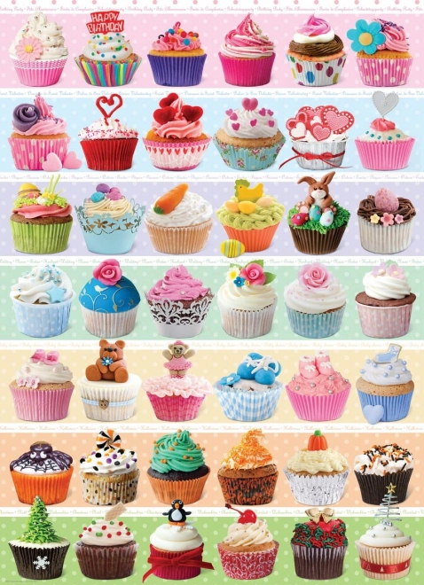 Παζλ EUROGRAPHICS Γιορτή cupcakes 1000 κομμάτια
