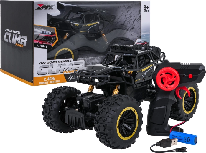 RC crawler Climb Power 1:18 μαύρο