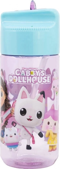 Παιδικό παγουρίνο νερού με καλαμάκι Gabby's Dollhouse