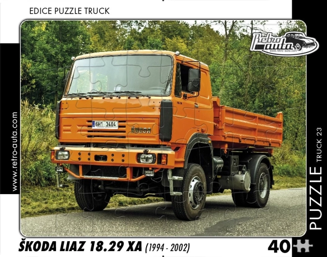 Παζλ RETRO-AUTA – ŠKODA LIAZ 18.29 XA, 40 κομμάτια