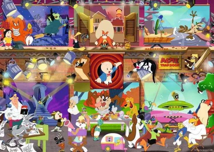 Παζλ RAVENSBURGER Looney Tunes Studio 1000 κομματιών
