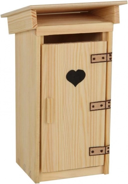 Ξύλινη κατασκευή υπαίθριας τουαλέτας 1:16 – μοντέλο προς συναρμολόγηση με κόλλα