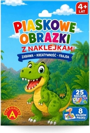 Δημιουργικό σετ εικόνων με άμμο Δεινόσαυροι