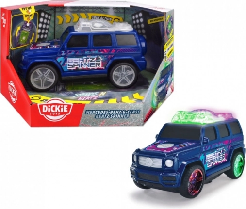 Διαδραστικό μουσικό αυτοκίνητο MERCEDES-BENZ G-Class Beat Spinner με φώτα LED και ήχους, 23 cm