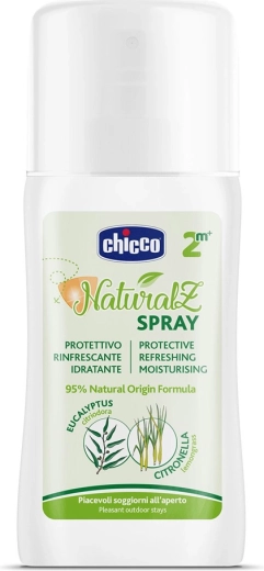 Chicco NaturalZ προστατευτικό και δροσιστικό σπρέι κατά των κουνουπιών για παιδιά 100 ml