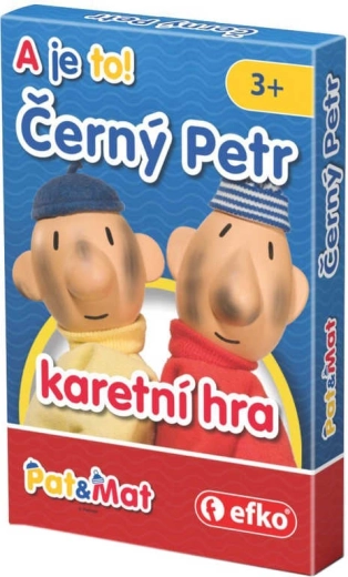 Παιδικό παιχνίδι καρτών Černý Petr Pat a Mat EFKO