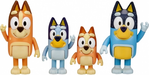 Φιγούρες Bluey – οικογενειακό σετ 4 τεμαχίων