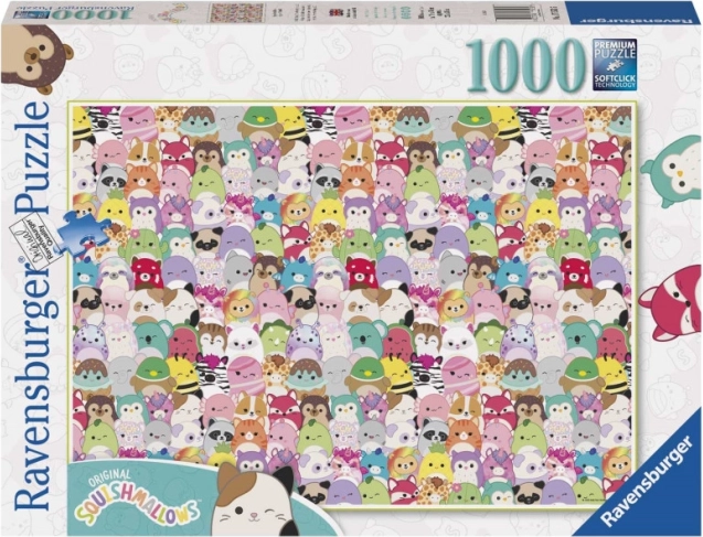 Παζλ 1000 κομματιών Ravensburger Squishmallows