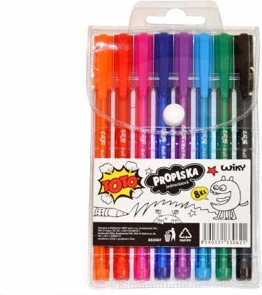 Σετ χρωματιστών στυλό TOTO