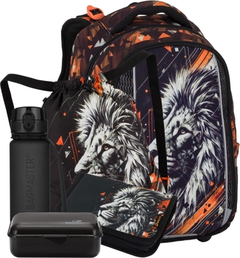 Bagmaster μεγάλο σχολικό σετ VEGA 26 A Λιοντάρι