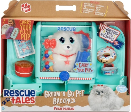 Rescue Tales σακίδιο Groom ’n Go με σαλόνι περιποίησης για κατοικίδια
