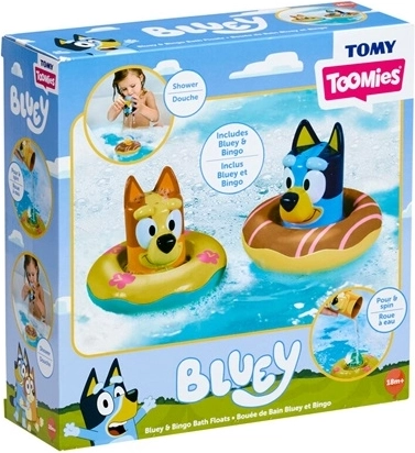 Πλωτά παιχνίδια μπάνιου Bluey - 2 τεμάχια