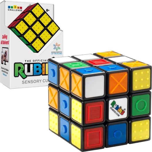 Κύβος του Ρούμπικ 3x3 Rubik’s Sensory Cube – απτική έκδοση