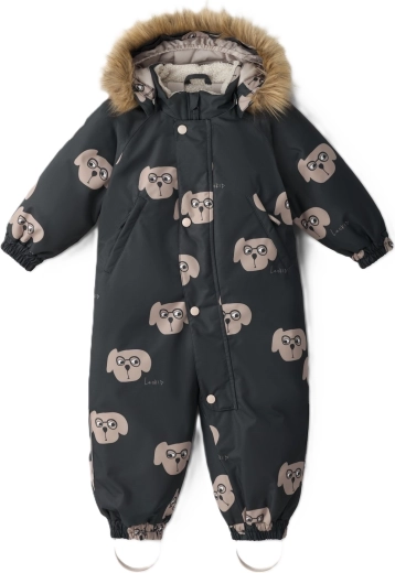 Χειμερινή φόρμα Leokid Hero Charcoal Puppy, μέγεθος 98
