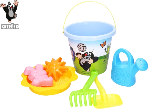 Σετ άμμου Krtek μεγάλο 3,5 l μπλε