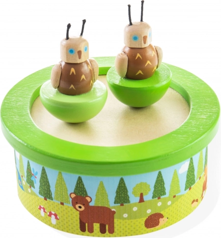 Ξύλινη μουσική κασετίνα BIGJIGS TOYS woodland