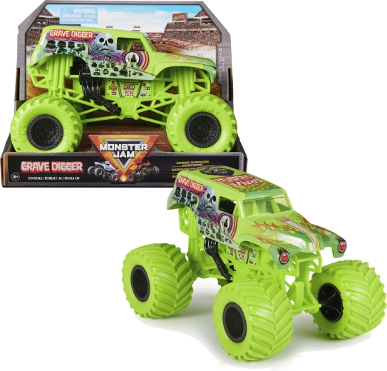 Monster Jam Grave Digger monster truck σε κλίμακα 1:24