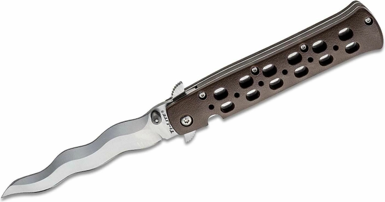 Αναδιπλούμενο μαχαίρι Cold Steel Ti-Lite Kris 10,2 cm, καφέ, Zy-Ex