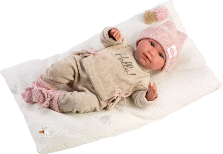 Llorens New Born ρεαλιστική μιλούσα κούκλα μωρό 42 cm