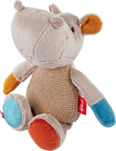 Πρώτο λούτρινο ιπποποταμάκι patchwork 26 cm Sigikid