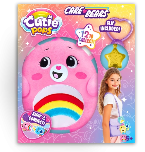 Cutie Pops λούτρινο μπρελόκ/κρεμαστό για σακίδιο Care Bears (Starostliví medvídci) - περισσότερα είδη - 1 τεμ.