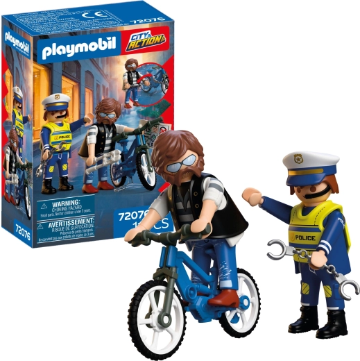 Playmobil City Action – κλοπή ποδηλάτου με αξεσουάρ, 11 τεμάχια