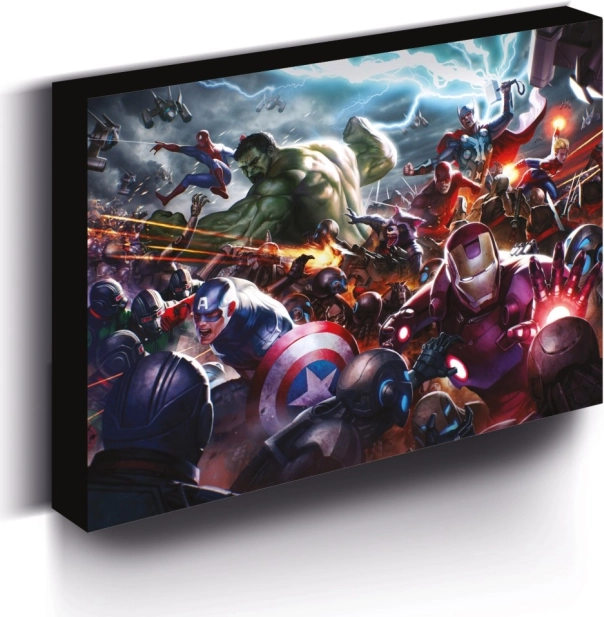 Φωτιζόμενος πίνακας LED MARVEL 30 × 40 cm