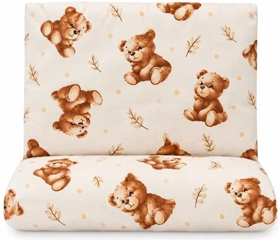 Βαμβακερά παιδικά σεντόνια κούνιας New Baby Sweet baby bears 90 × 120 cm