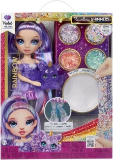 Κούκλα Rainbow High με slime και γκλίτερ Violet Willow