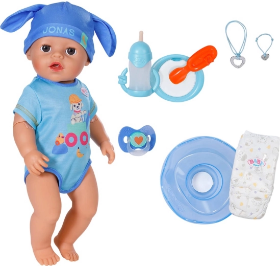 Κούκλα Baby Born Jonas Click & Play 43 cm με μαγικό χέρι και αξεσουάρ