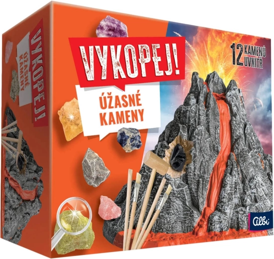ALBI Σκάψε! Καταπληκτικές πέτρες – μικρός ορυκτολόγος