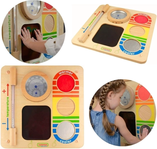 Εκπαιδευτικός επιτοίχιος πίνακας Masterkidz για την αναγνώριση της θερμοκρασίας