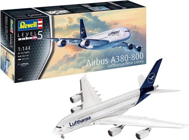 Πλαστικό μοντέλο Airbus A380-800 Lufthansa – νέα εμφάνιση