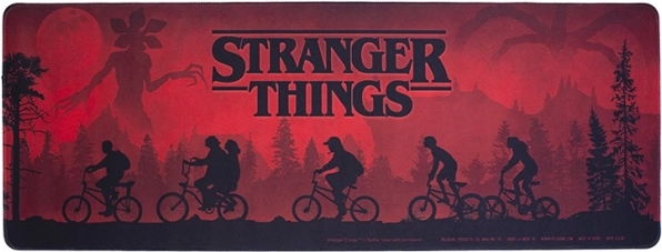 Gaming mousepad Stranger Things με κλασικό λογότυπο