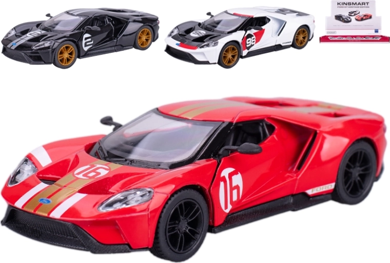 Μεταλλικό μοντέλο αυτοκινήτου Ford GT Heritage Edition 1:38 Kinsmart