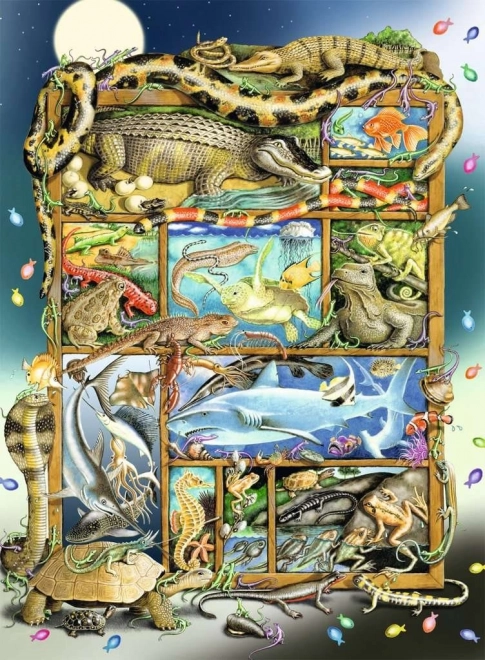 Παζλ Ravensburger ψάρια και ερπετά XXL 200 κομμάτια
