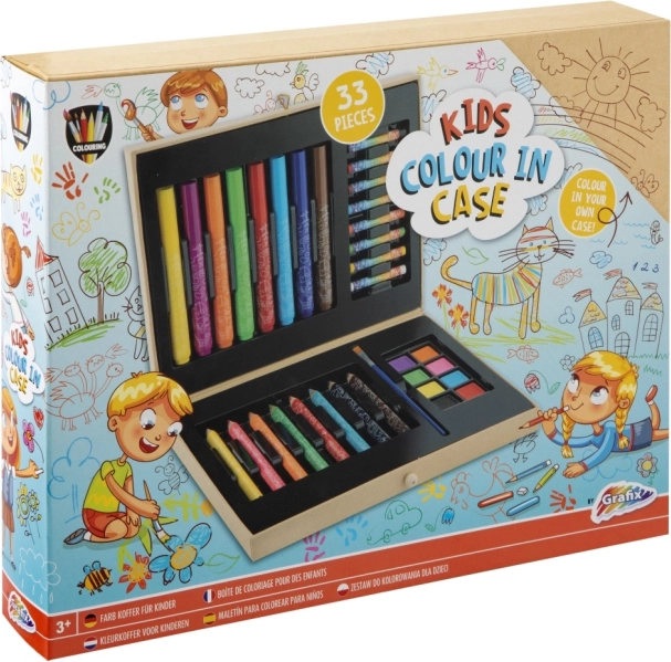 Παιδικό βαλιτσάκι ζωγραφικής 33 τεμαχίων